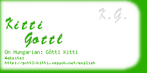 kitti gottl business card